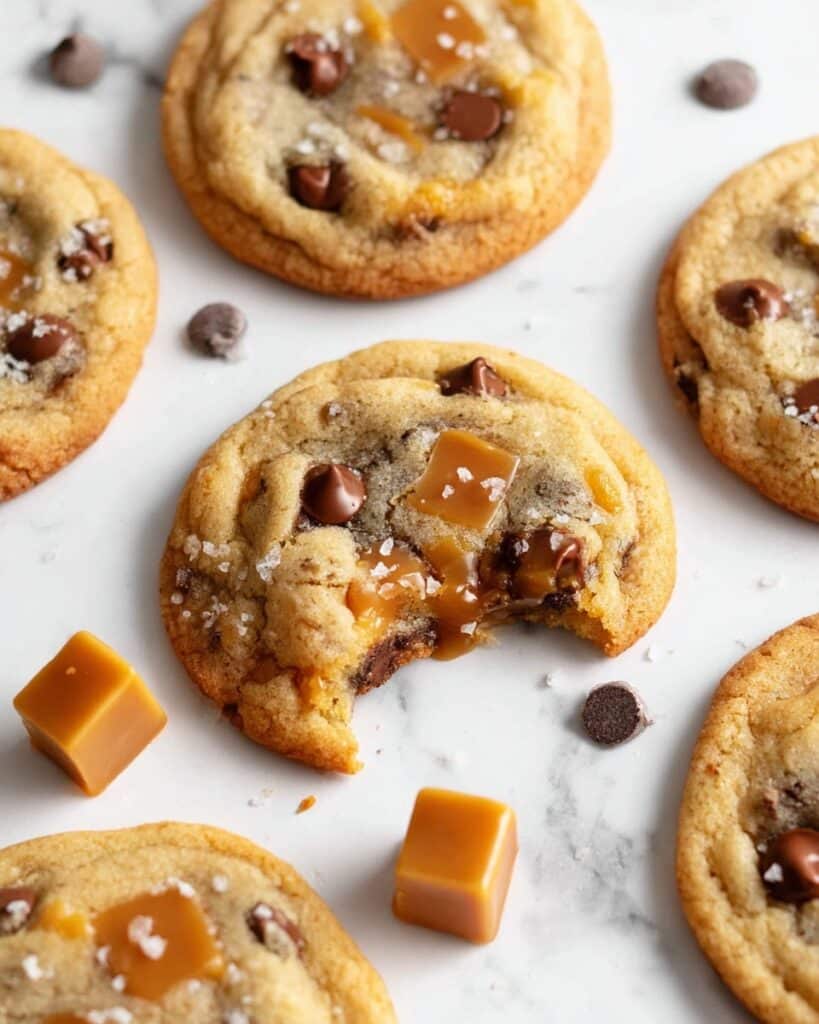 Caramel Chocolate Chip Cookies Recipe