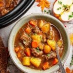 Crockpot Apple Cider Beef Stew Recipe