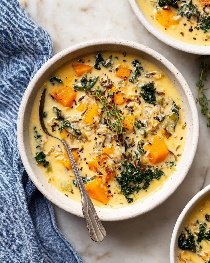 Creamy Fall Wild Rice Soup Recipe