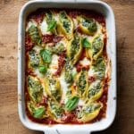 Stuffed Shells with Spinach and Pesto Recipe