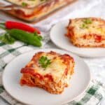 Christmas Italian Sausage Lasagna with Bell Peppers and Three Cheeses Recipe