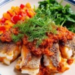 Baked Whole Catfish with Spicy Herb and Pepper Puree Recipe