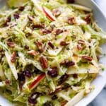 Apple Coleslaw with Cranberries and Pecans Recipe