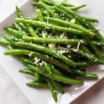 Garlic Parmesan Green Beans Recipe