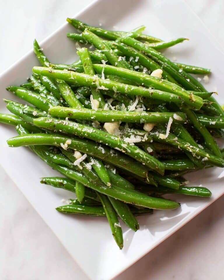 Garlic Parmesan Green Beans Recipe