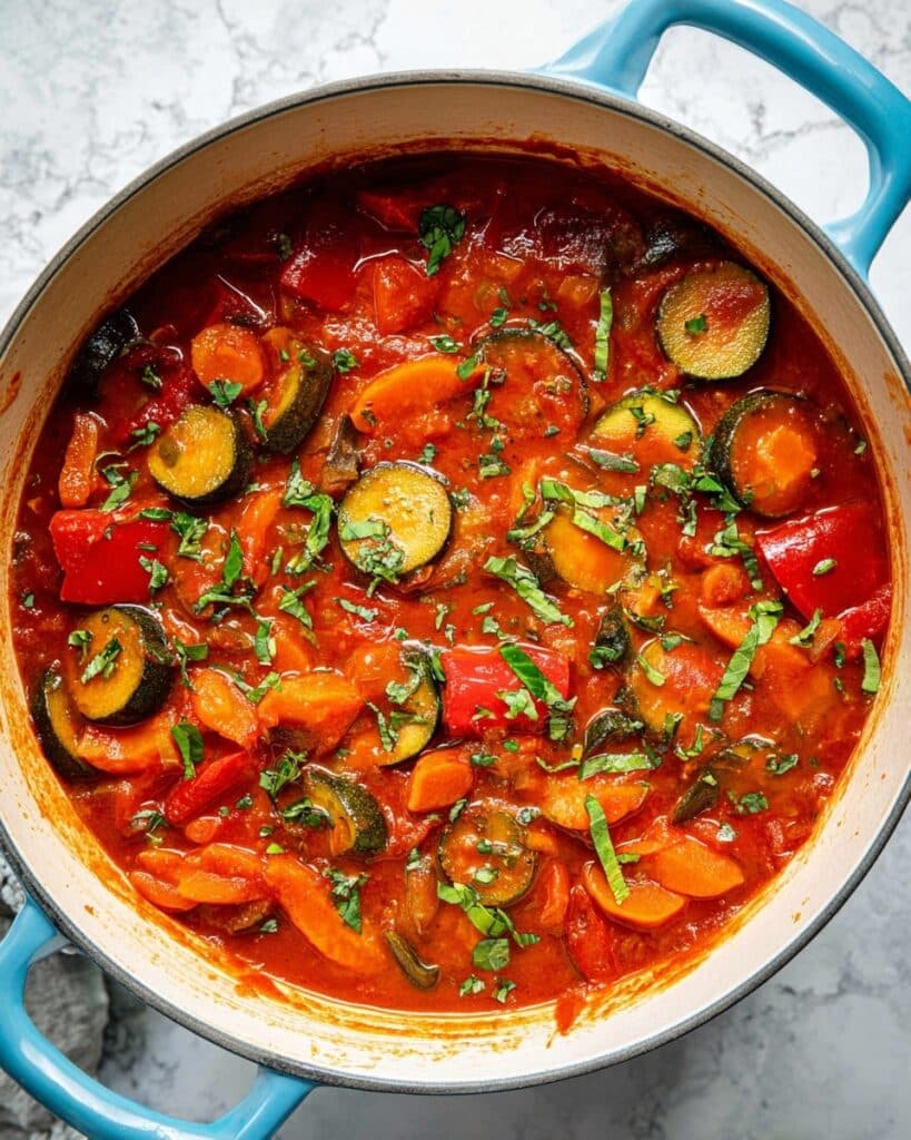 Ratatouille (One Pot Vegetable Stew) Recipe