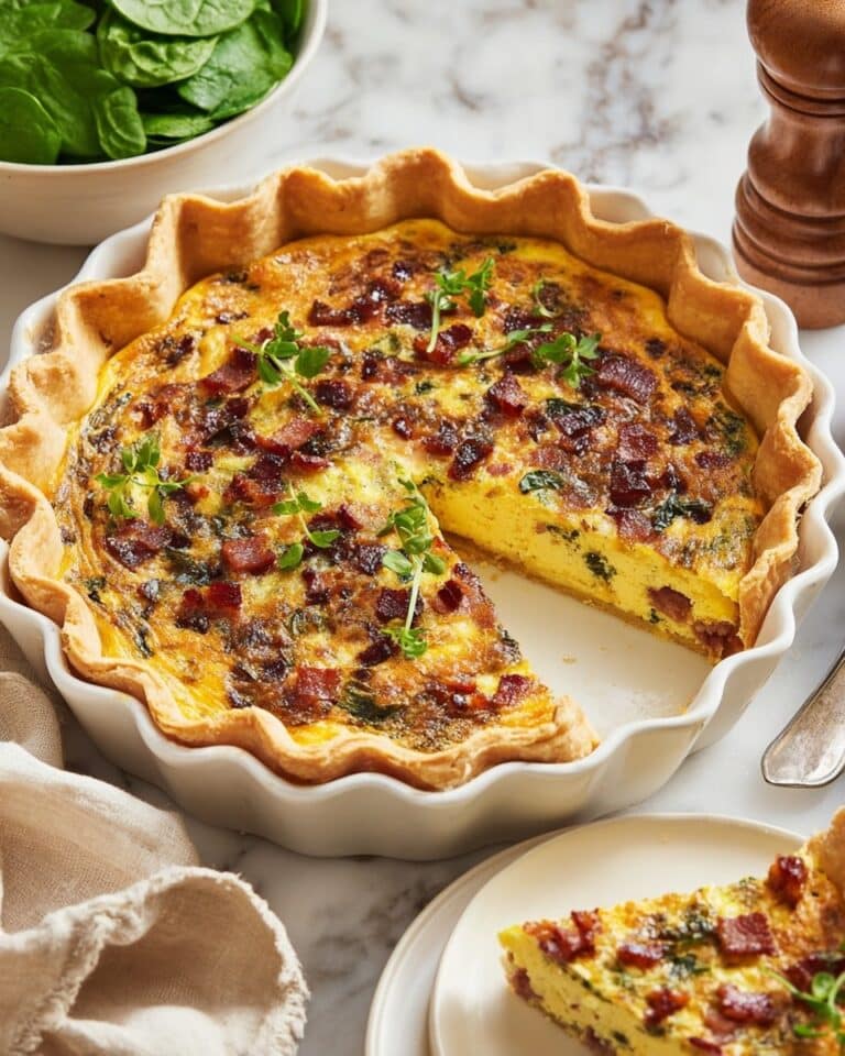 Beef and Gruyère Quiche Lorraine Recipe
