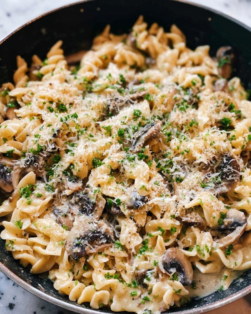 Creamy Mushroom Pasta Recipe
