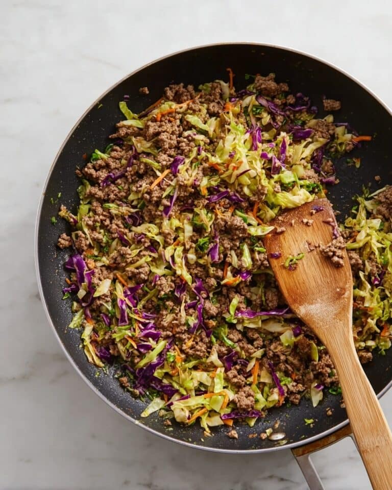 Egg Roll Bowl with Sausage and Coleslaw Recipe