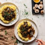 Lentil Mushroom Stew over Mashed Potatoes Recipe