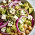 Chickpea Feta Avocado Salad Recipe