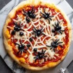 Thursday Night Pizza's Creepy Halloween Spider Web Pizza Recipe