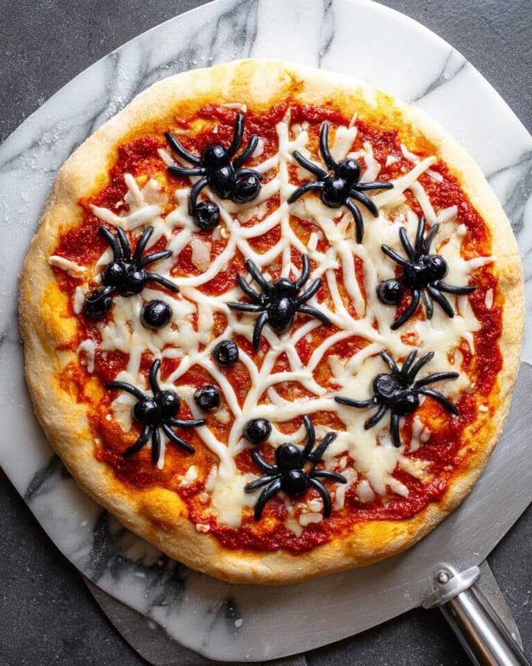 Thursday Night Pizza’s Creepy Halloween Spider Web Pizza Recipe