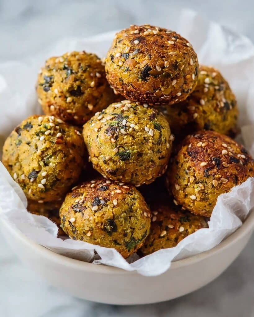 Baked Broccoli Cheese Balls with Lemon Yoghurt Sauce Recipe
