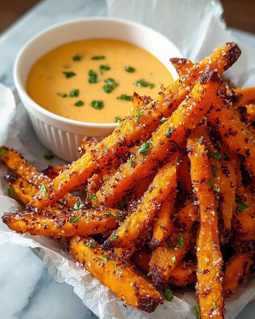 Crispy Oven Baked Sweet Potato Fries Recipe