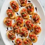 Classic Tomato Bruschetta with Parmesan Recipe