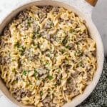 30-Minute Ground Beef Stroganoff Recipe