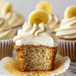 Banana Cupcakes with Cream Cheese Frosting Recipe