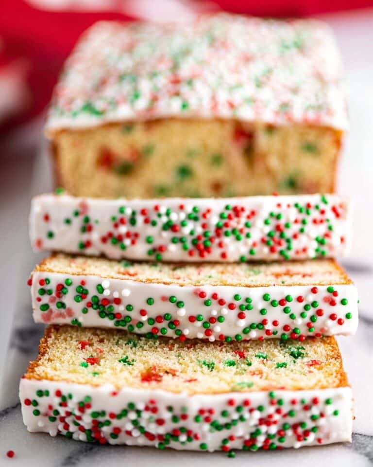 Christmas Sprinkle Buttermilk Bread Recipe