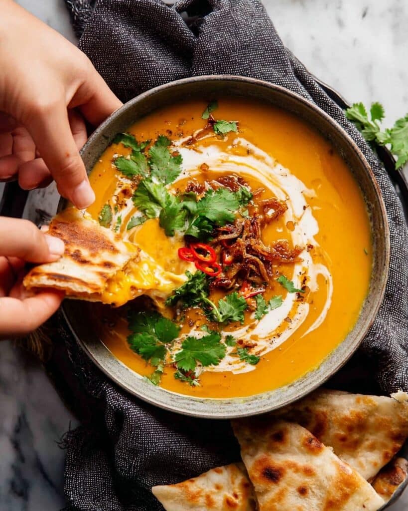 Thai Coconut Pumpkin Soup Recipe