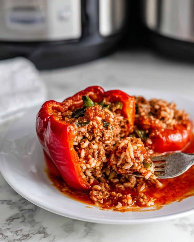 Crockpot Stuffed Peppers Recipe