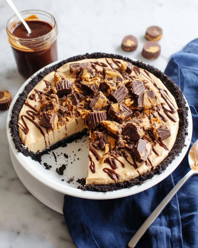 No Bake Peanut Butter Pie Recipe