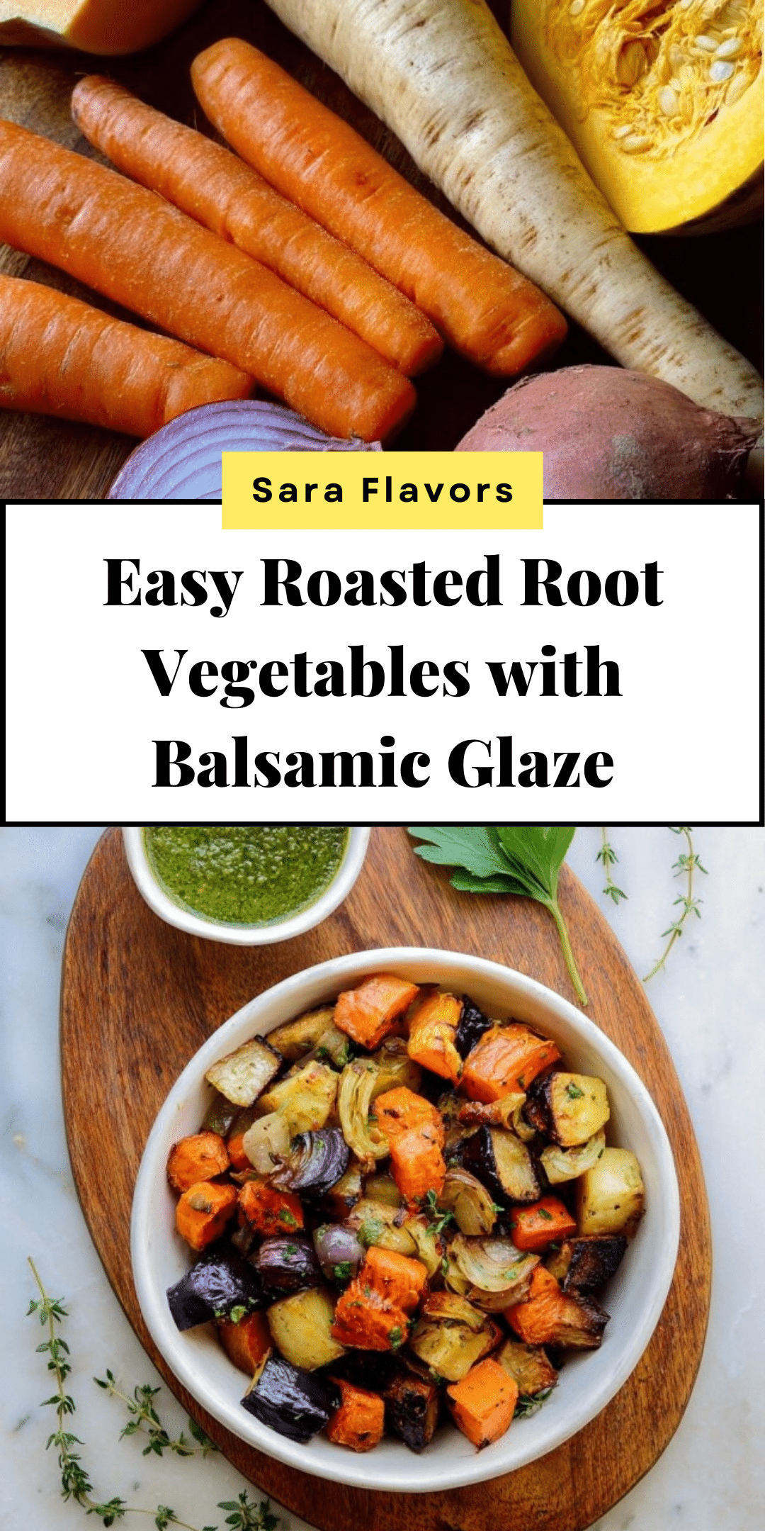 Roasted Root Vegetables with Balsamic Glaze – Delightful & Easy