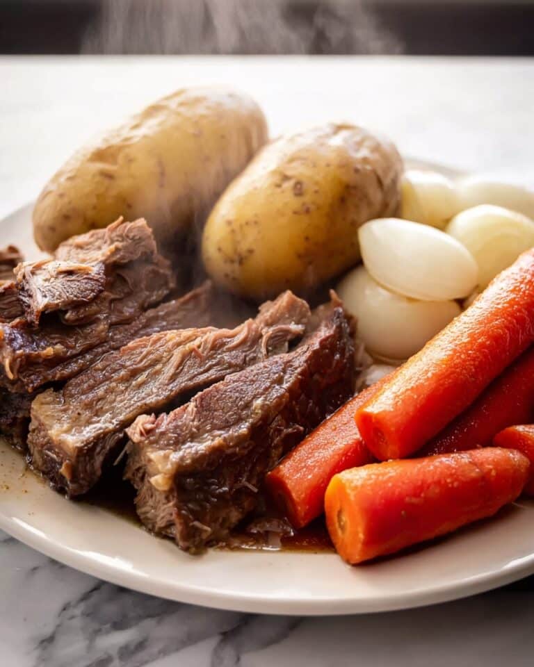 Classic Pot-au-Feu (French Boiled Beef and Vegetables) Recipe
