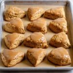 Pumpkin Scones with Spiced Glaze Recipe