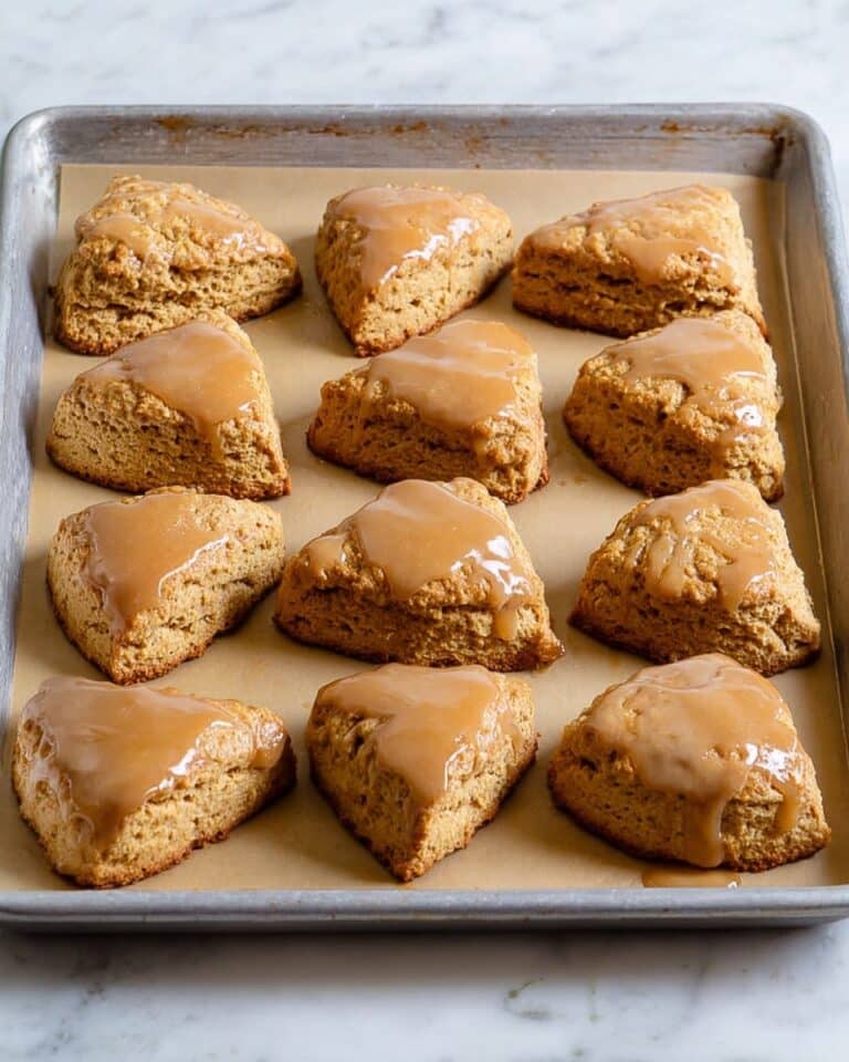 Pumpkin Scones with Spiced Glaze Recipe