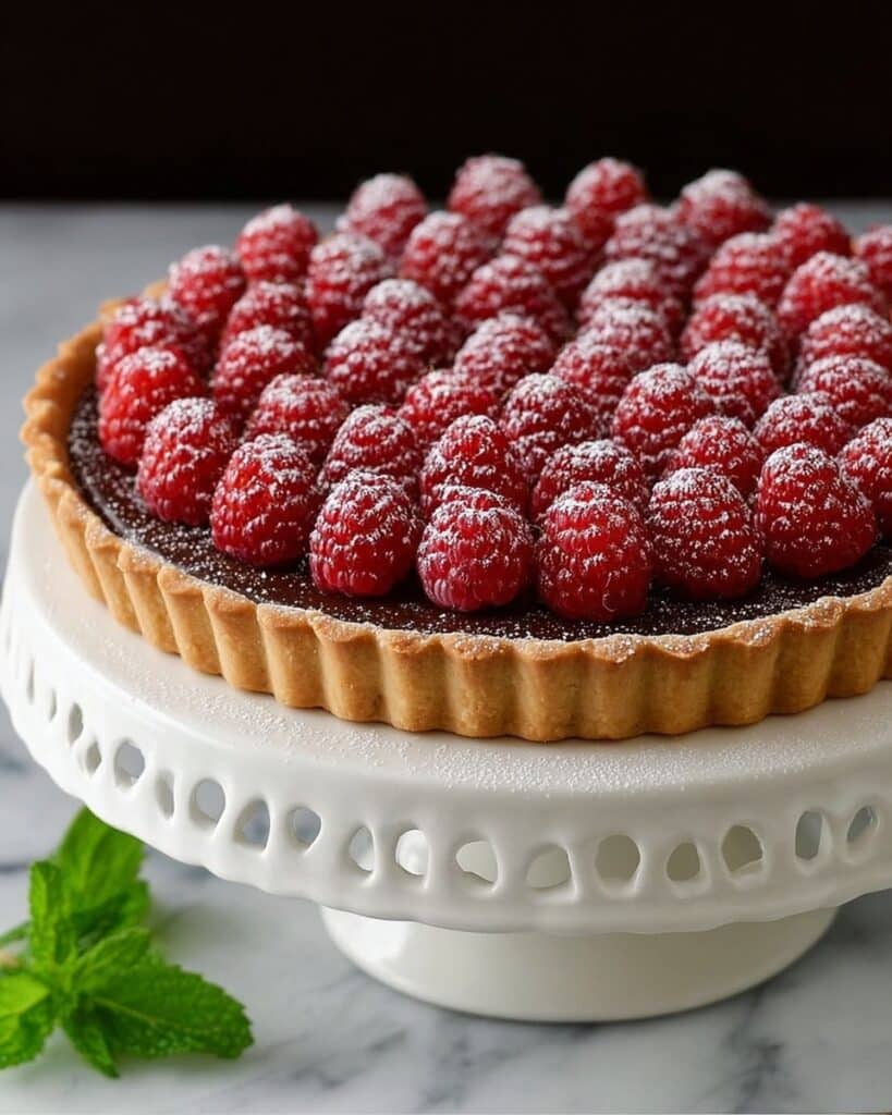 French Chocolate Tart with Brown Butter Crust Recipe