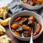 Hearty Classic Beef Stew with Carrots and Potatoes Recipe