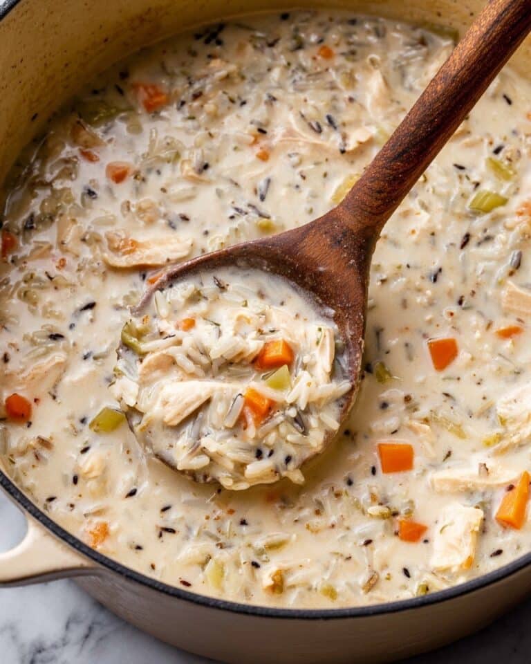 Creamy Chicken & Wild Rice Soup Recipe