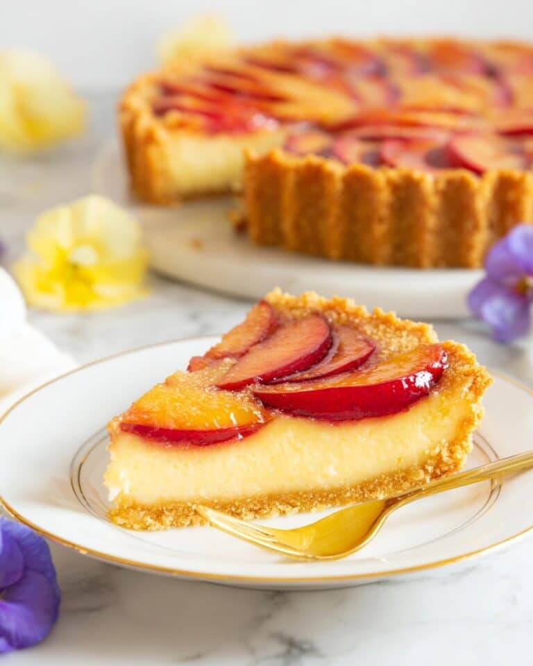 French Almond Plum Tart Recipe