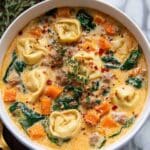 Creamy Sausage Tortellini Soup Recipe