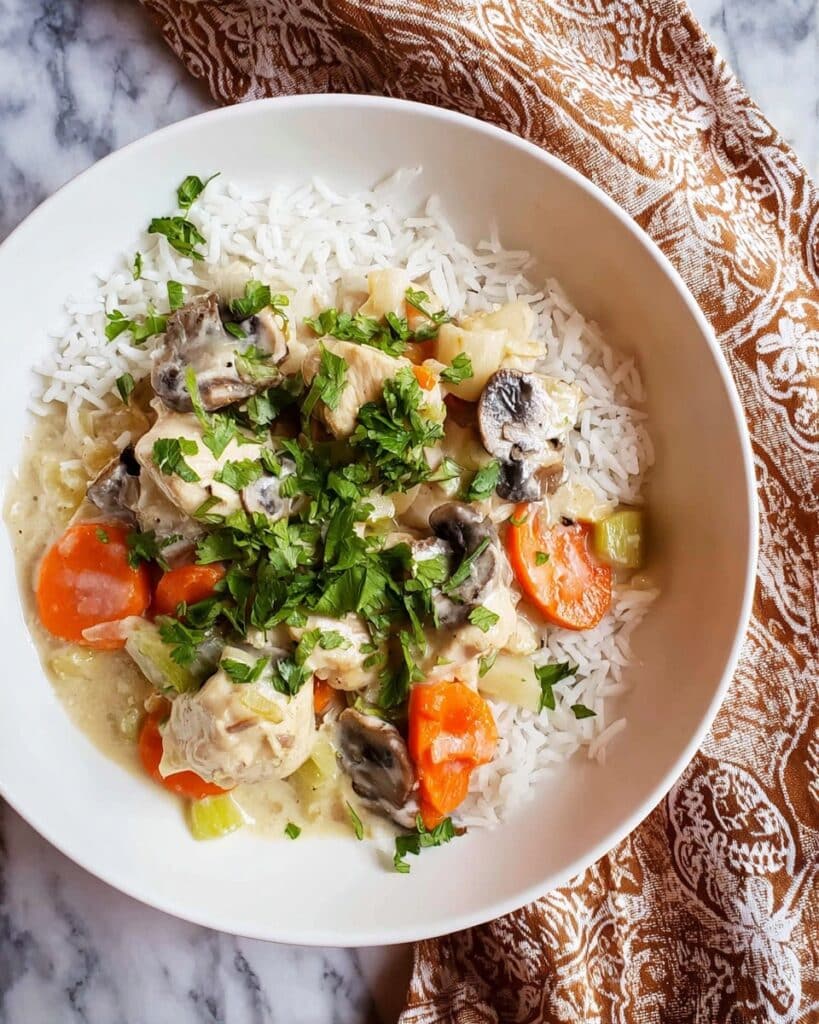 Blanquette de Veau with Basmati Rice Recipe