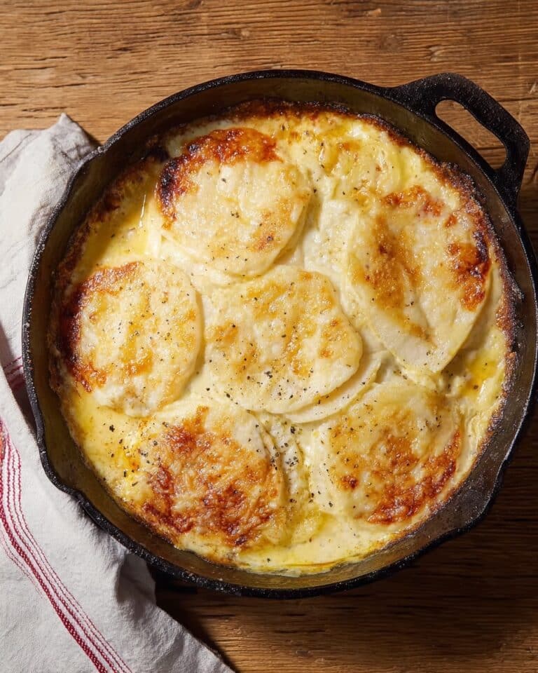 Creamy Reblochon-Style Tartiflette with Bacon, Onions, and Potatoes Recipe