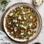 Lentil Salad with Goat Cheese and Fresh Herbs Recipe