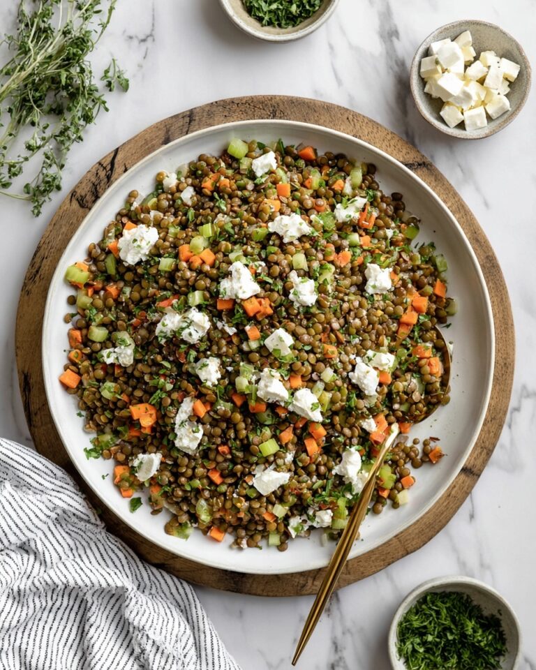 Lentil Salad with Goat Cheese and Fresh Herbs Recipe