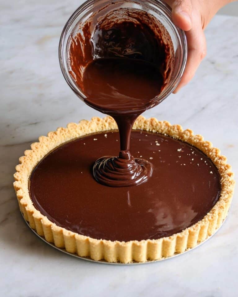 Decadent Chocolate Tart with Rich Ganache and Glossy Glaze Recipe
