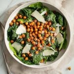 Crispy Chickpea Power Greens Salad Recipe