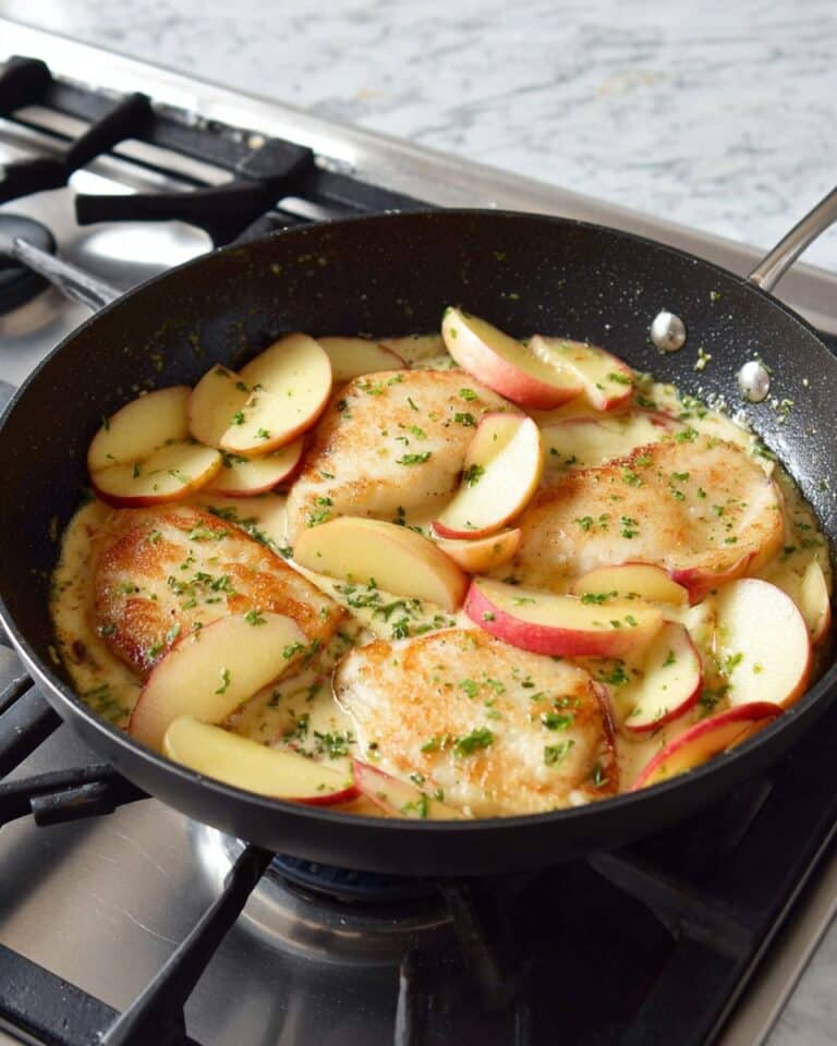 Chicken Fricassee with Apples Recipe