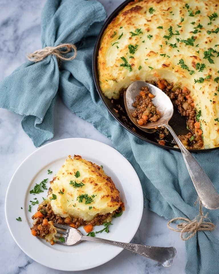 Classic French Hachis Parmentier with Parmesan and Gruyère Recipe