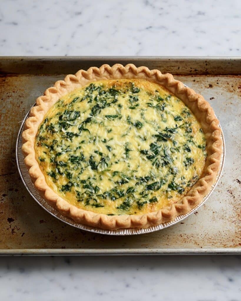 Spinach and Gruyère Quiche Recipe