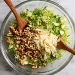Brussels Sprout Salad with Apples, Walnuts & Parmesan Recipe