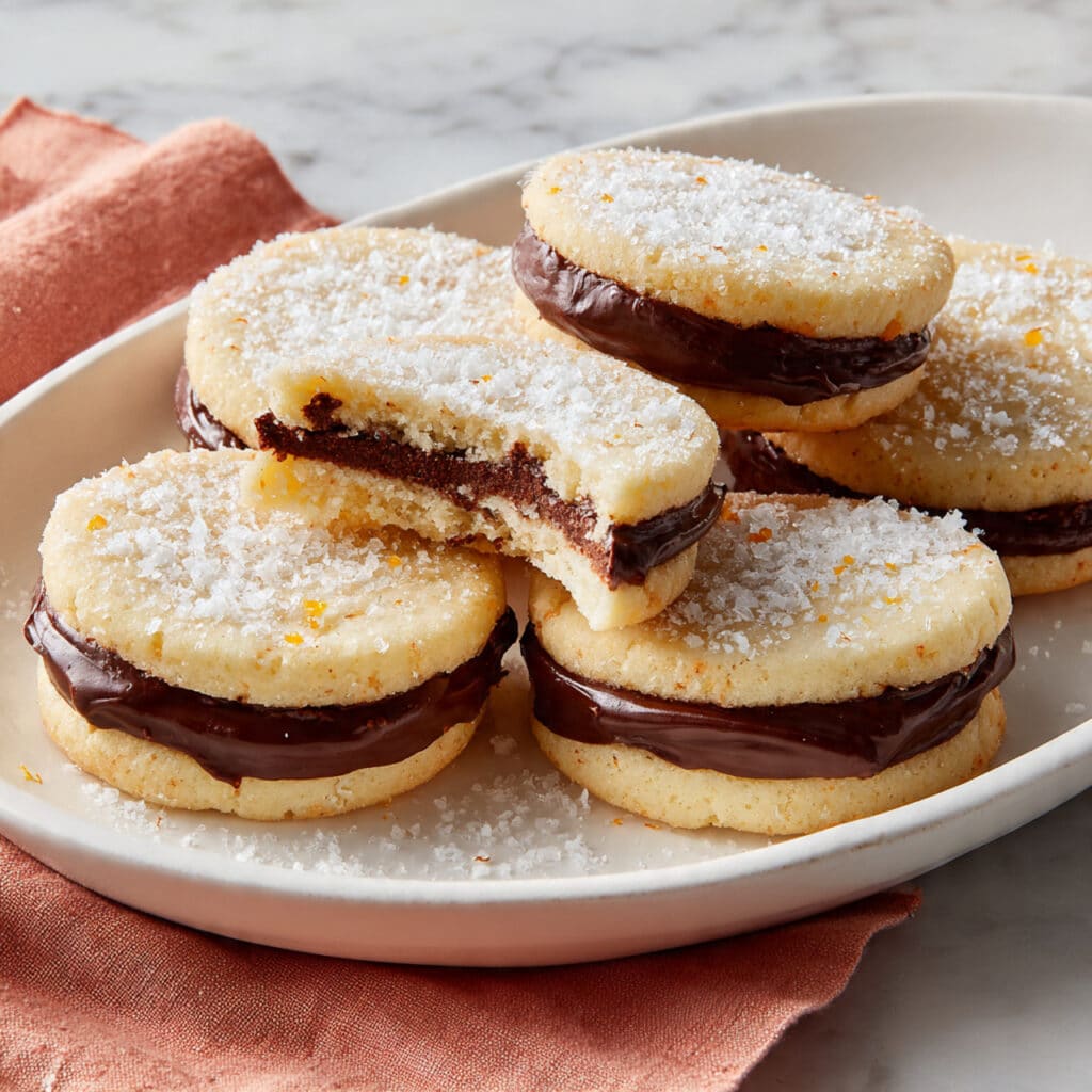 Chocolate Orange Sandwich Cookies Recipe
