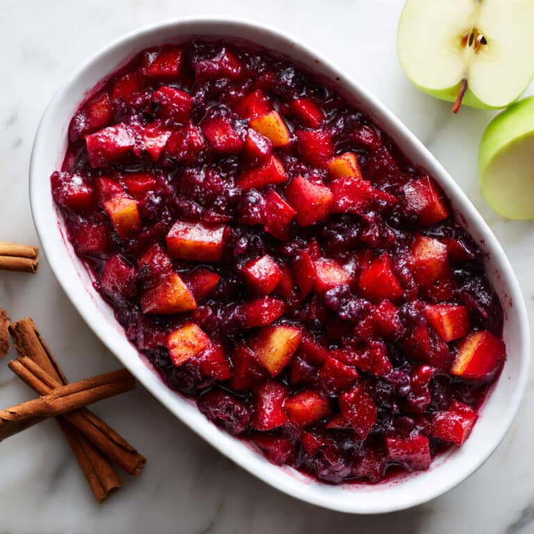 Roasted Apple Cranberry Relish Recipe