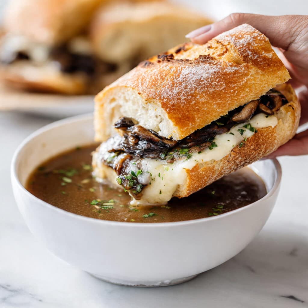 Vegetarian French Dip Sandwiches Recipe