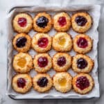 Thumbprint Coconut Jam Cookies Recipe