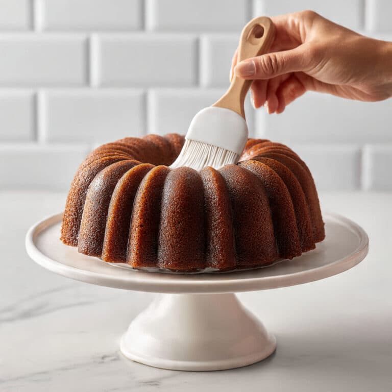 Marble Cake with Chocolate and Vanilla Layers Recipe